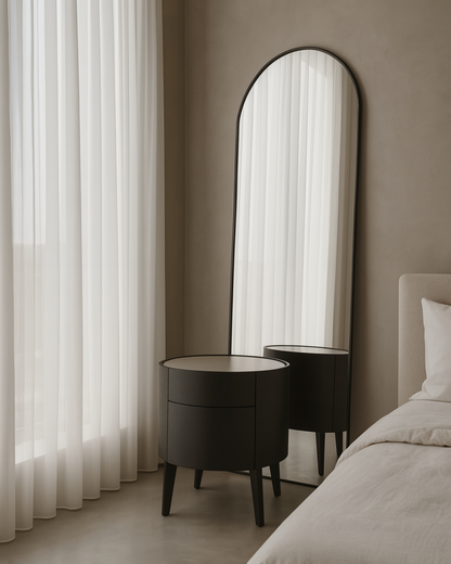 Weston Bedside Table - Black